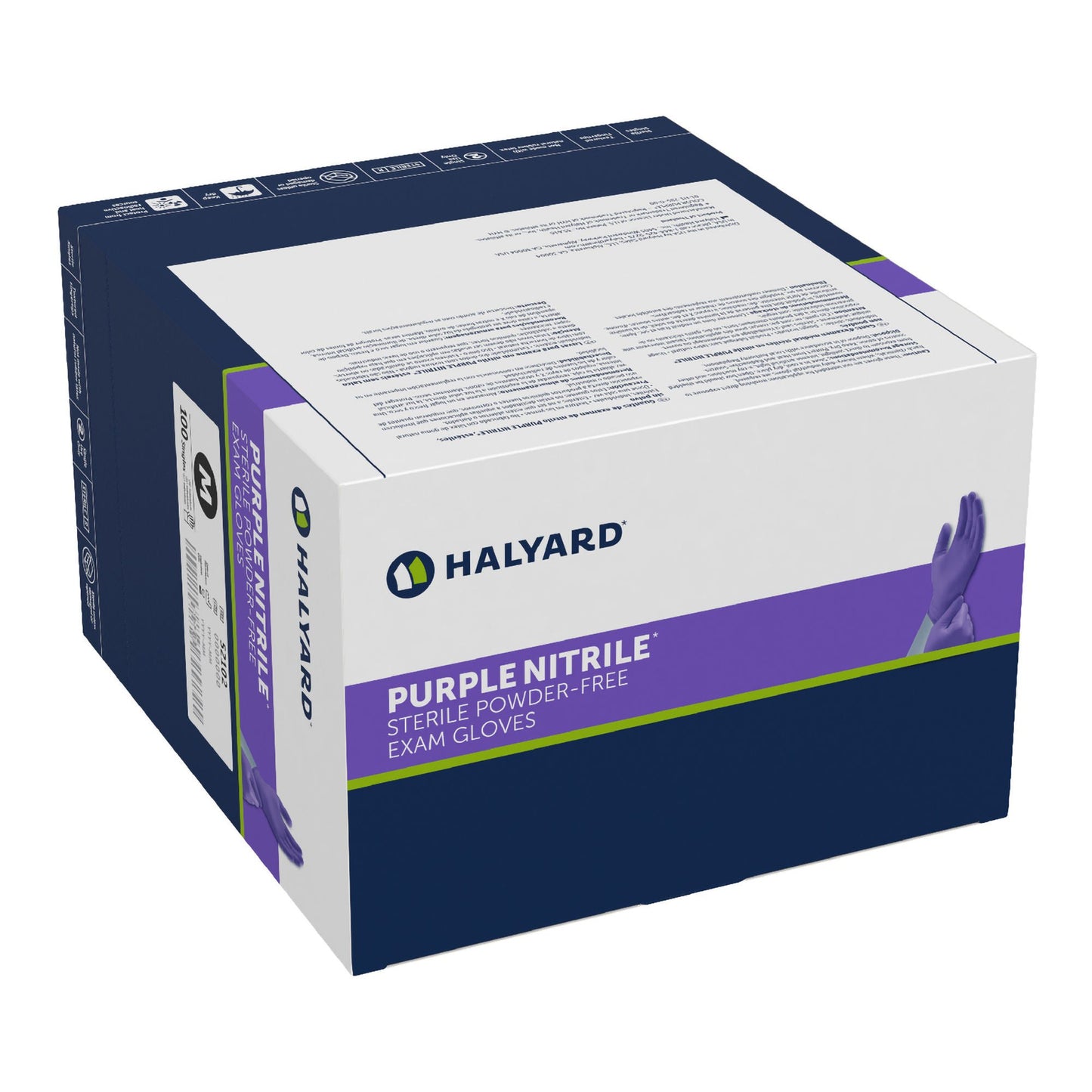 Purple Nitrile® Nitrile Exam Gloves, Purple - view 2