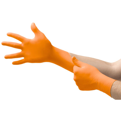 MICROFLEX® Blaze® Nitrile Exam Gloves, Orange - view 5