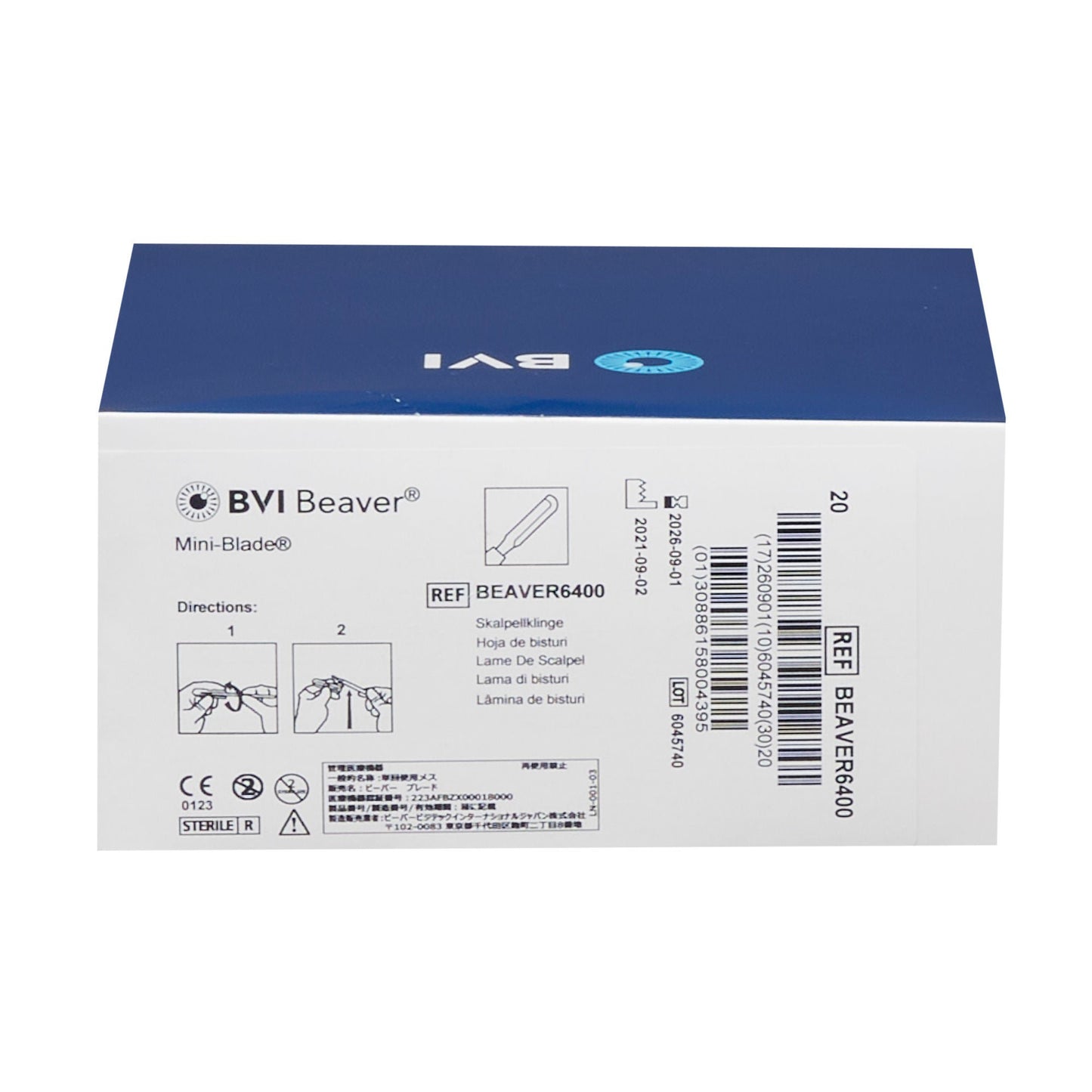 Beaver® 6400 Mini-Blade® Surgical Blade – Box of 20 - view 2