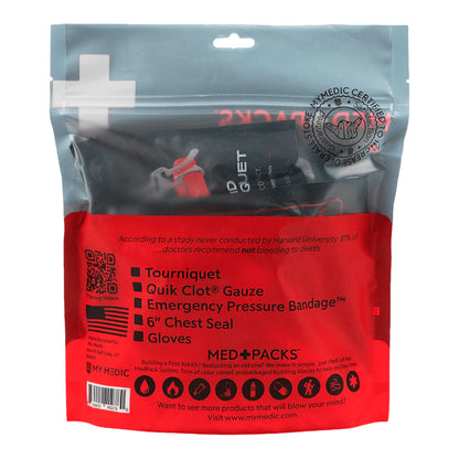 Med Packs™ First Aid Kit to Stop Bleeding – Emergency Supplies in Portable Pouch