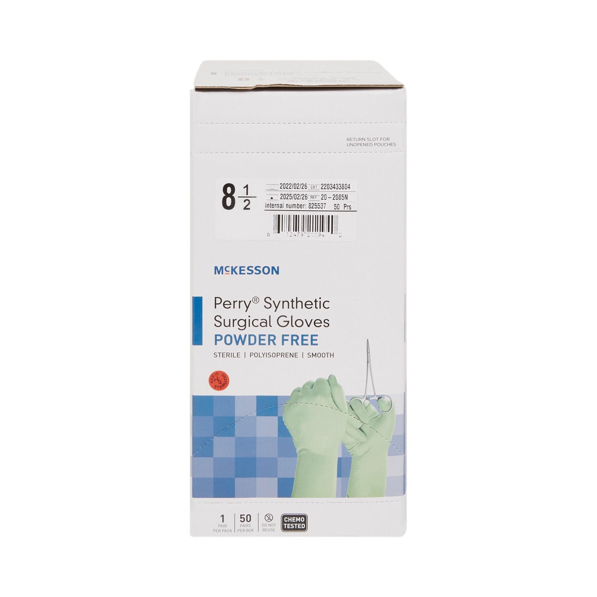 Sterile McKesson Perry® Performance Plus Polyisoprene Surgical Gloves, Green - view 5