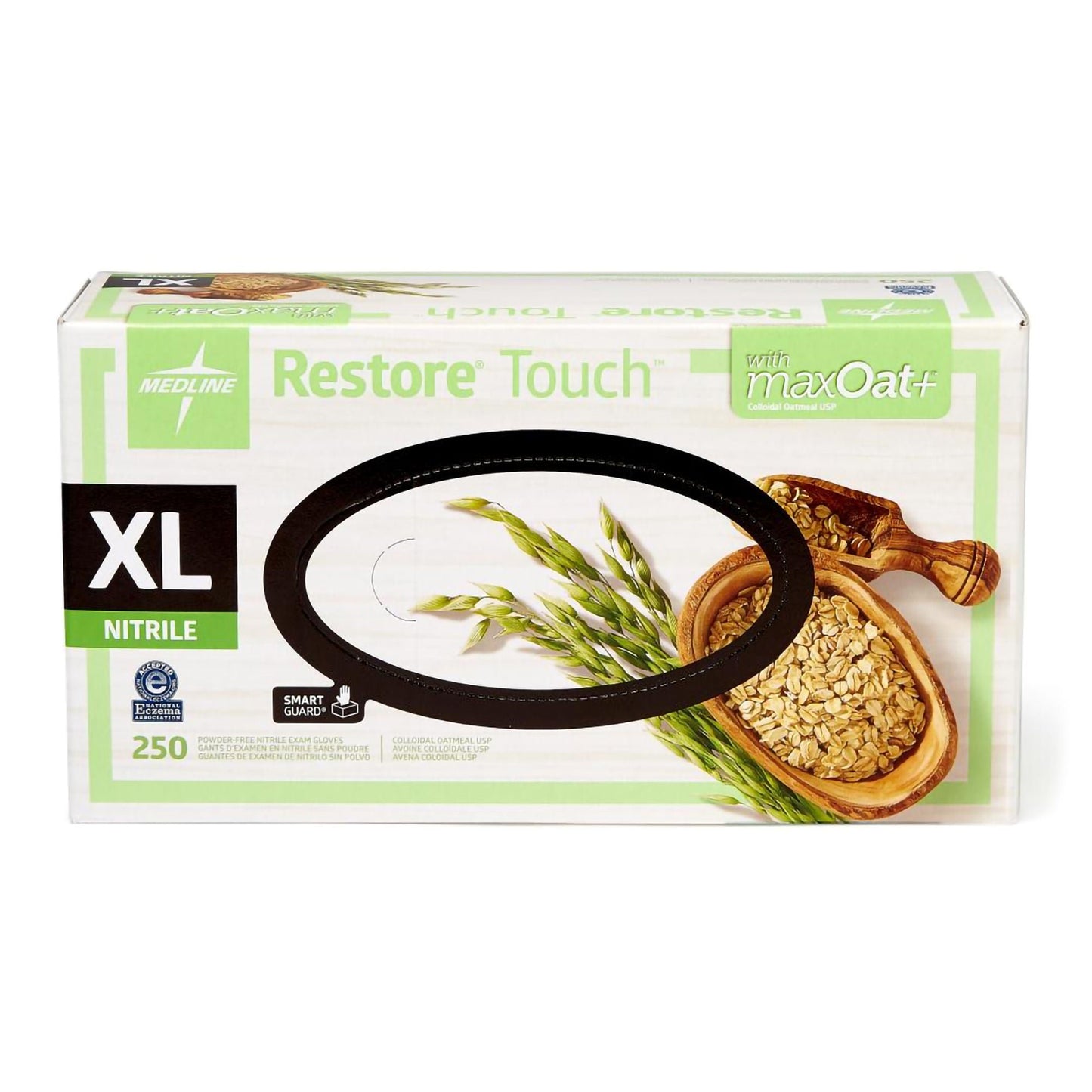Restore® Touch Nitrile Exam Gloves, Green