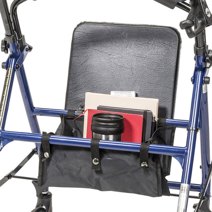 drive™ Steel Rollator with 6 Inch Wheels, Blue