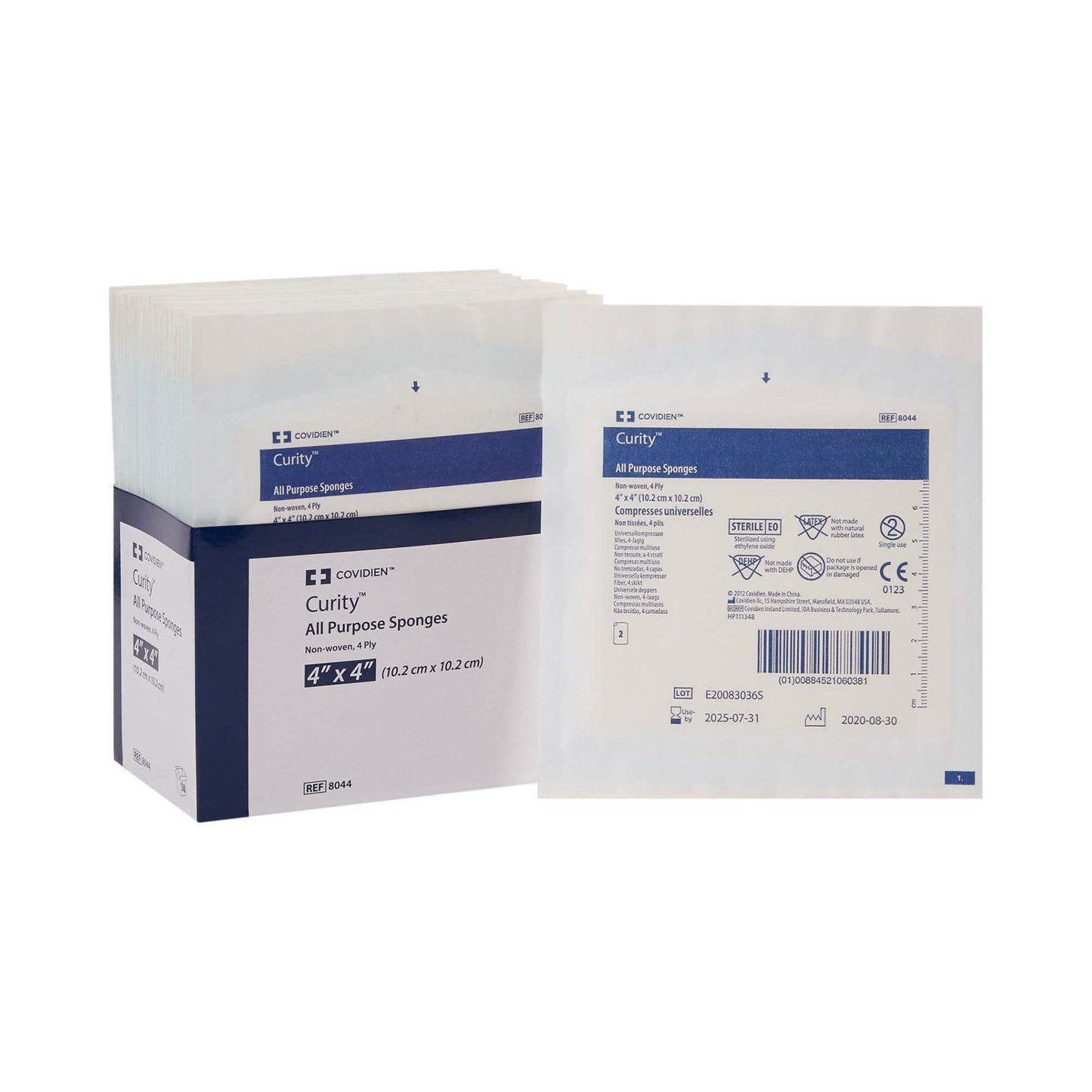 Curity™ Sterile Nonwoven Sponge, 4-Ply