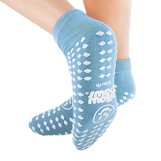 Pillow Paws® Slipper Socks for Small Children, size 8 to 4.5, Blue