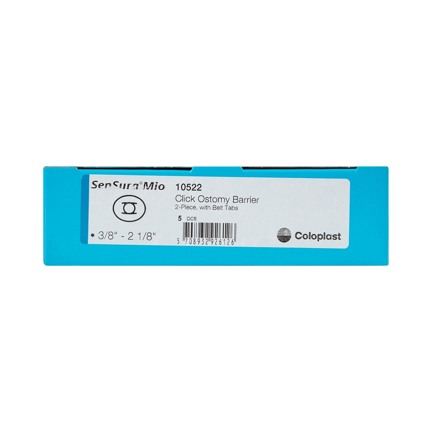SenSura® Mio Click Ostomy Barrier, Trim to Fit , Blue Match