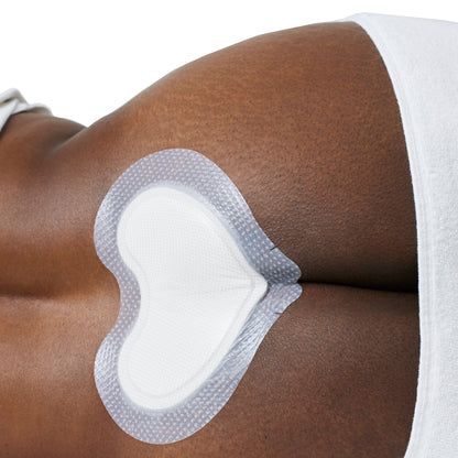 Biatain Silicone Fit Silicone Foam Dressing With Border Film Backing Silicone Adhesive Sacral