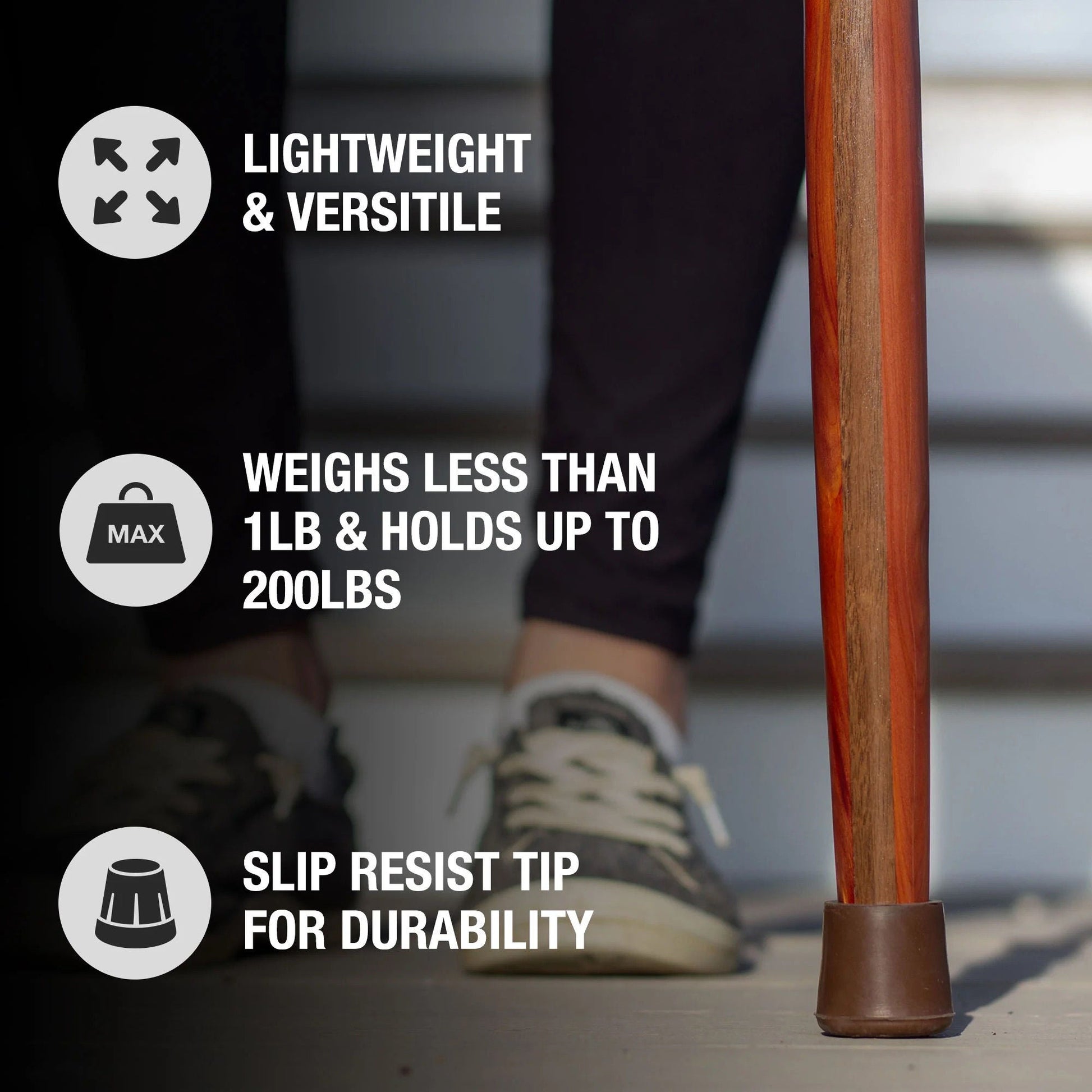 Brazos™ Twisted Cedar Backpacker Handcrafted Walking Stick, 58-Inch