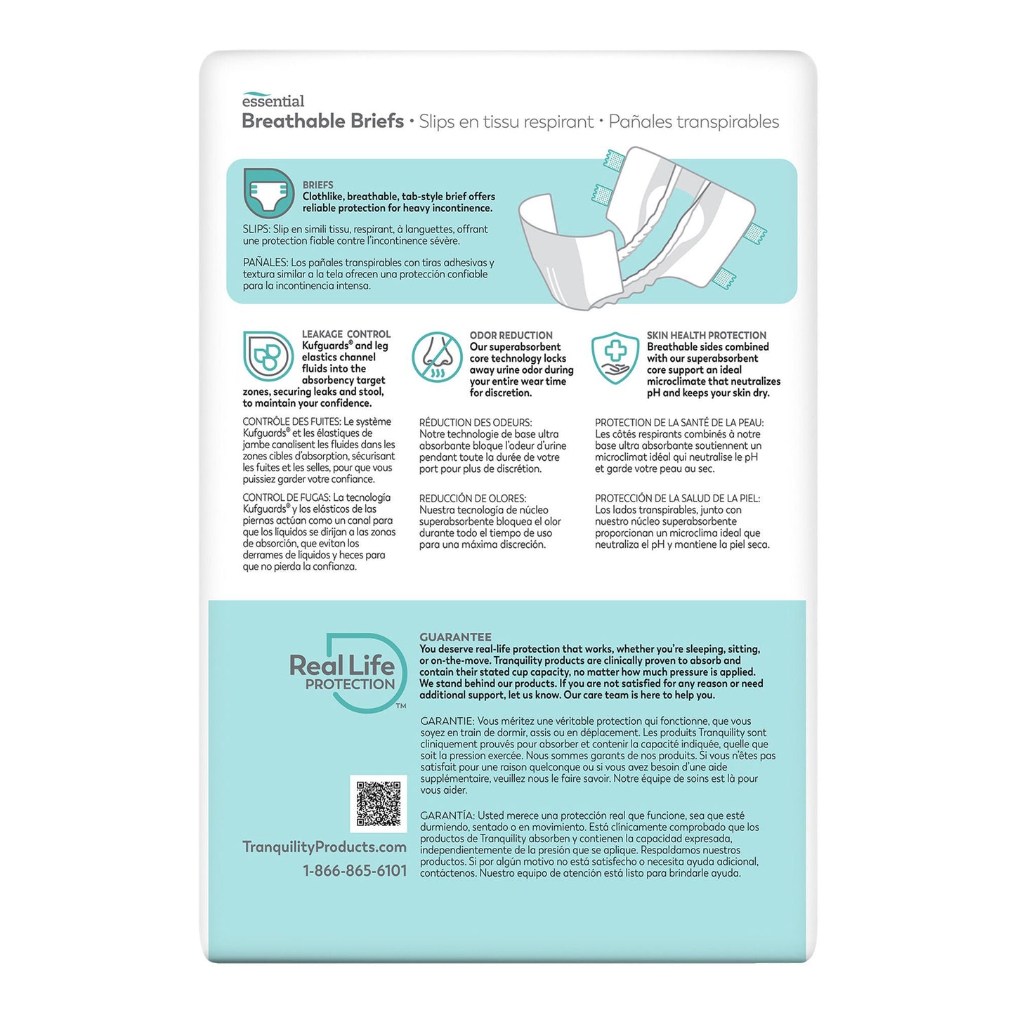 Tranquility® Essential Heavy Incontinence Brief, Extra Large