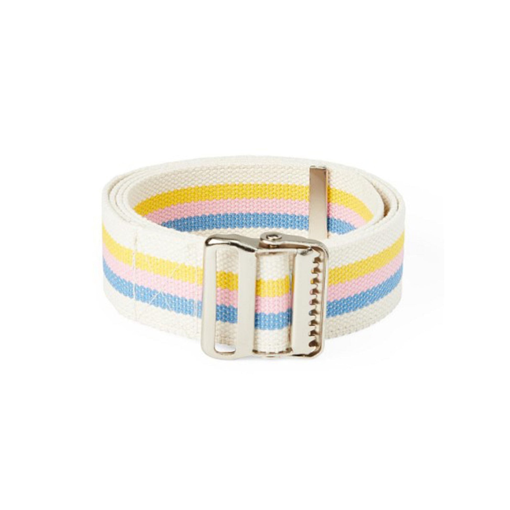 Gait Belt 60 Inch Length Pastel Stripe Cotton