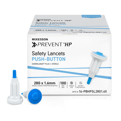 McKesson Prevent® HP Push Button Safety Lancet