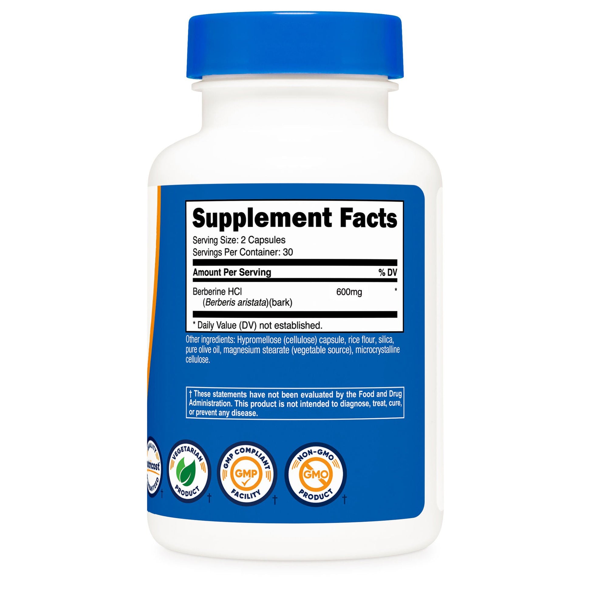 nutricost Dietary Supplement Berberine 600 mg Strength Capsule