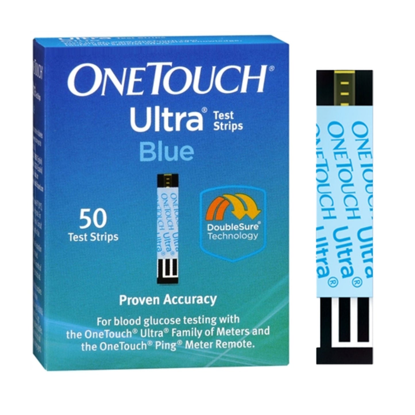 OneTouch Ultra Blood Glucose Test Strips 50 Strips For OneTouch Ultra Blood Glucose Meter