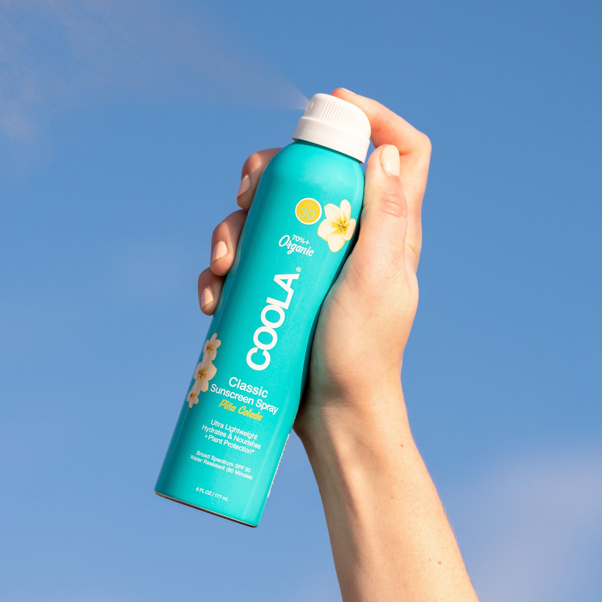 Coola® Classic Body Sunscreen Spray SPF 30 Pina Colada Scent, Aerosol Can