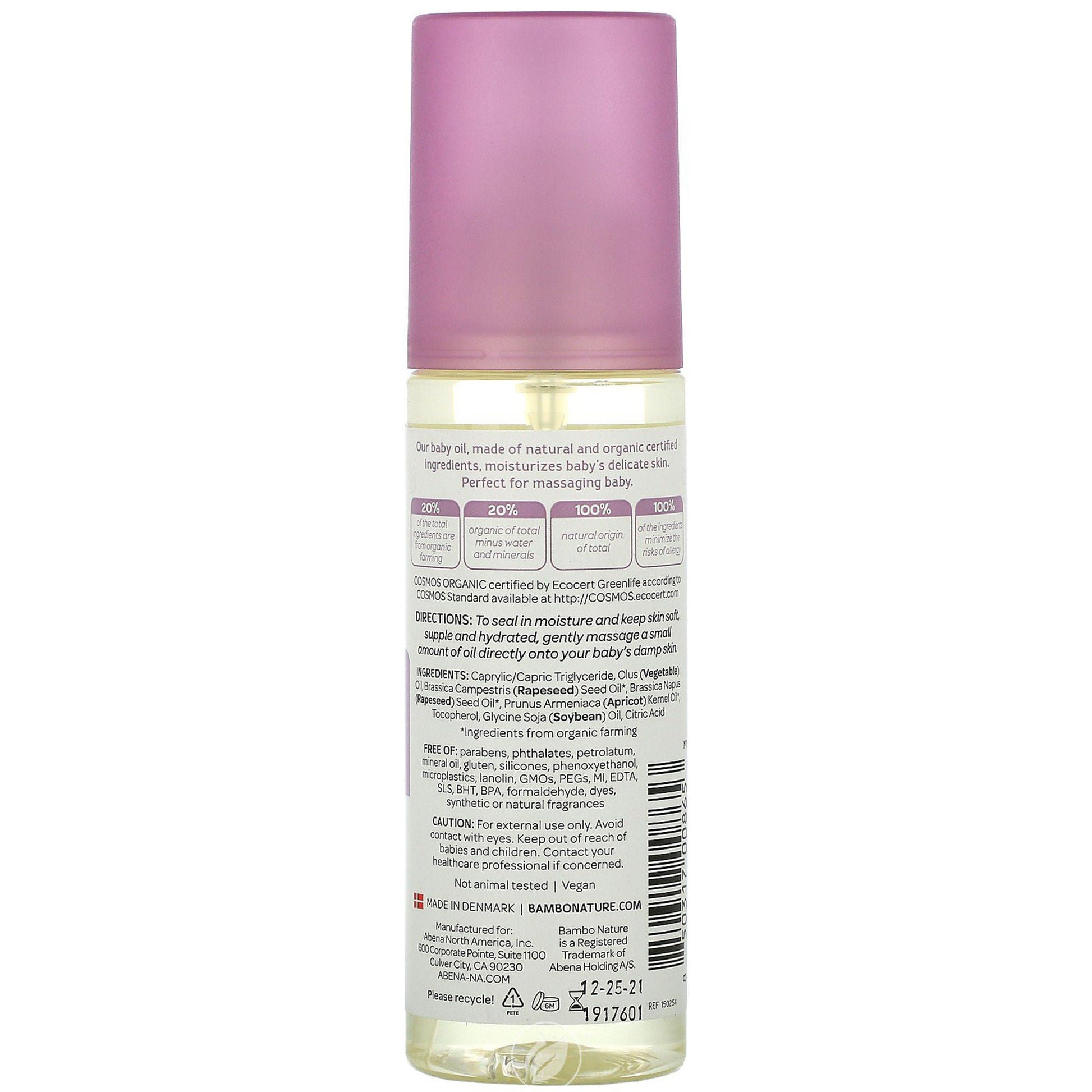 Bambo® Nature Splish Splash Bath Oil, bottle