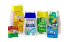 Tums® Extra Strength 750 Antacid Chewable Tablets Assorted Fruit