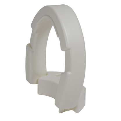drive Hinged Raised Toilet Seat 3-1/2 Inch Height Elongated 250 lbs. Weight Capacity