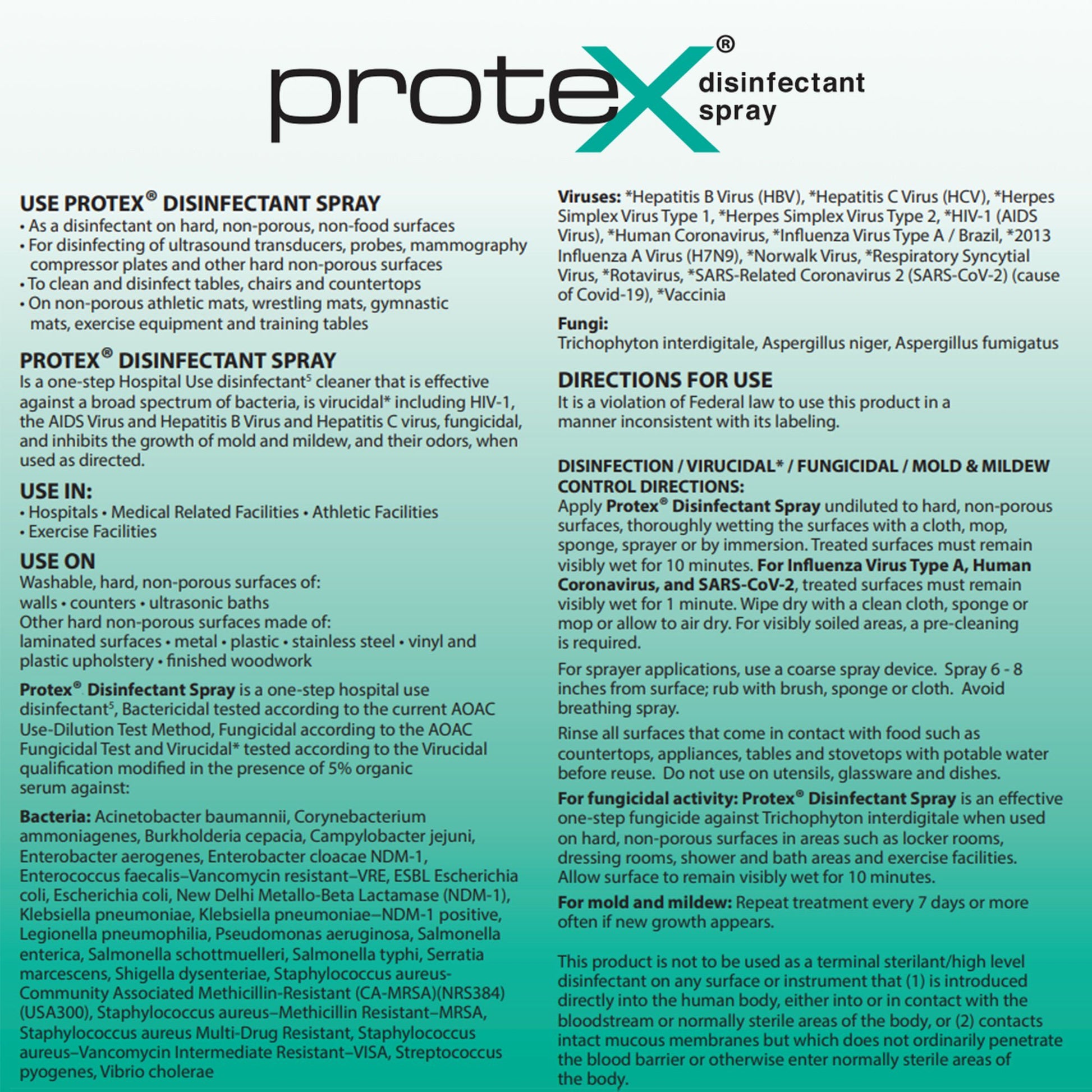 Protex™ Disinfectant Spray