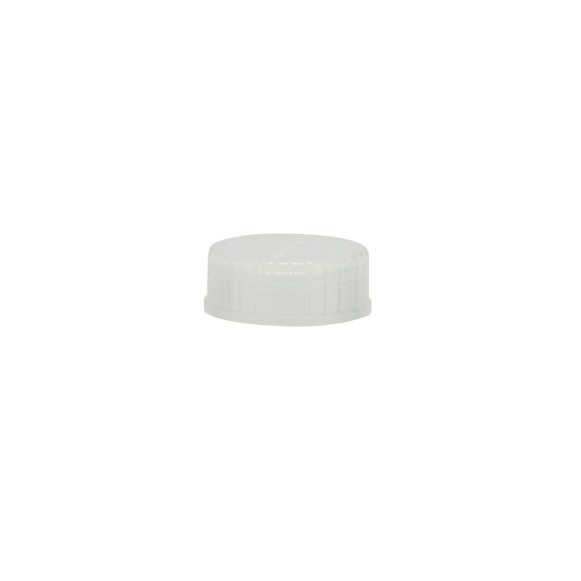 Caplugs® Evergreen 300-1006-020 — Flat Top Sample Cup Caps, Non-Sterile, Low-Density Polyethylene (LDPE), Natural 