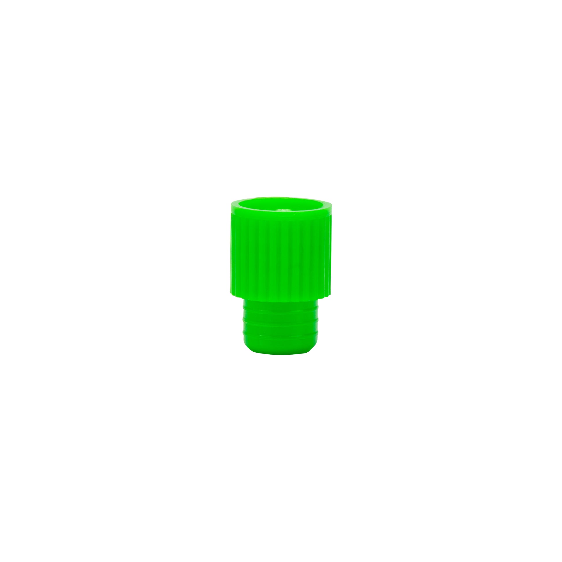 Caplugs® Evergreen 300-2910-G20 — LDPE Test Tube Stopper Caps, 10 mm, Green, 1000/Bag