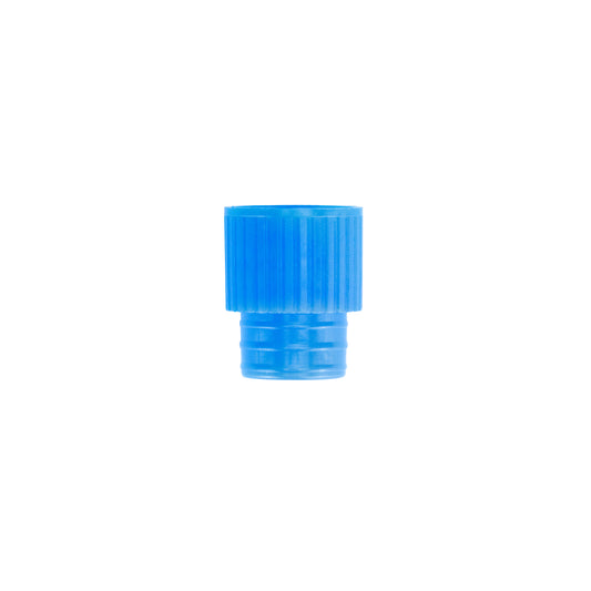 Caplugs® Evergreen 300-2912-B20 — LDPE Test Tube Stopper Caps, 12 mm, Blue, 1000/Bag