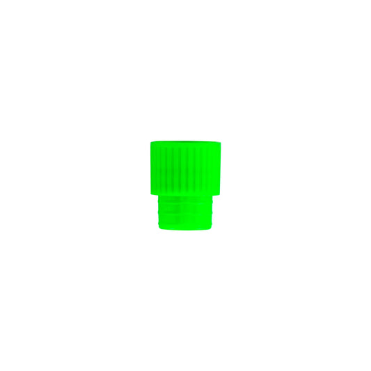 Caplugs® Evergreen 300-2912-G20 — LDPE Test Tube Stopper Caps, 12 mm, Green, 1000/Bag