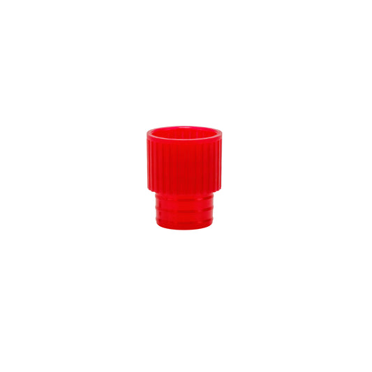 Caplugs® Evergreen 300-2912-R20 — LDPE Test Tube Stopper Caps, 12 mm, Red, 1000/Bag