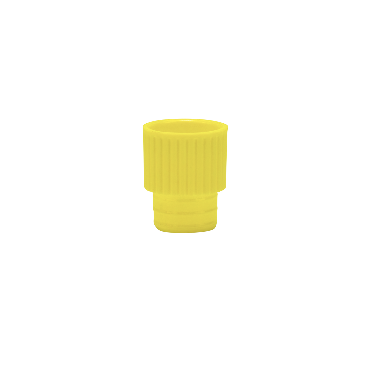 Caplugs® Evergreen 300-2912-Y20 — LDPE Test Tube Stopper Caps, 12 mm, Yellow, 1000/Bag