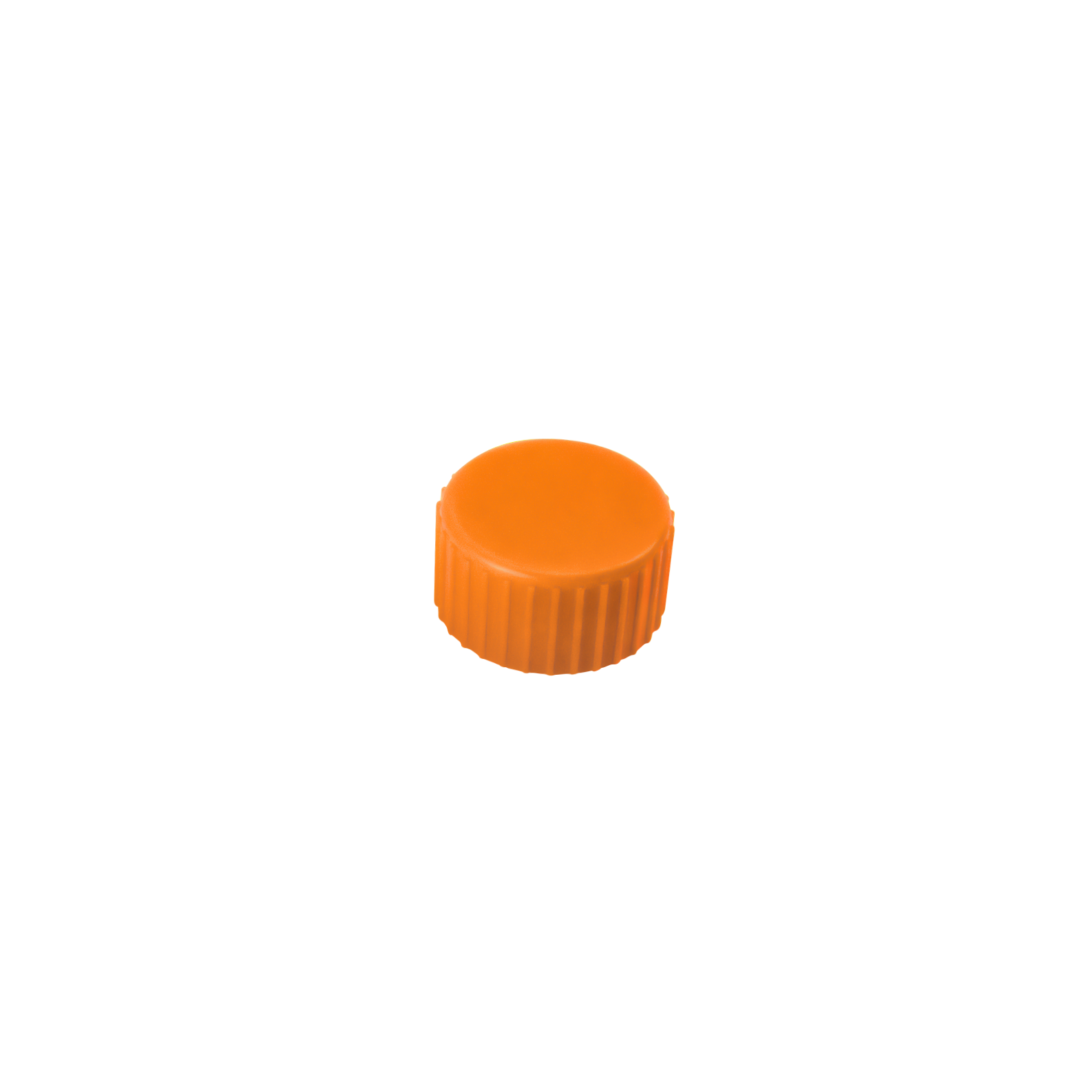 Caplugs® Evergreen 300-3010-E2N — HDPE Screw Cap, 15 mL Centrifuge Tube, Orange, 1000/Bag