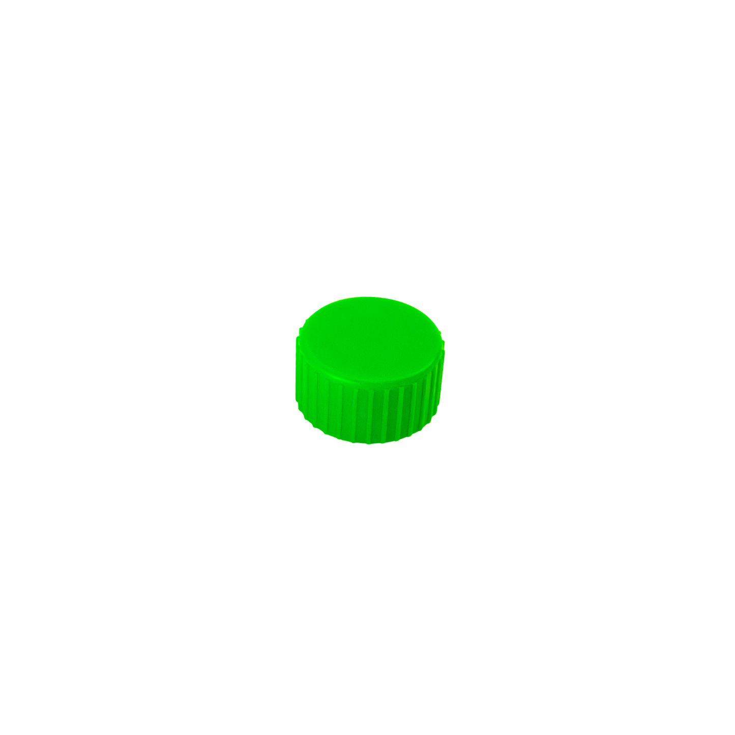 Caplugs Evergreen 222-3010-G2N Transport Vial 15 mL Conical Screw Cap Sterile HDPE Green 1000/Bag MADE IN USA