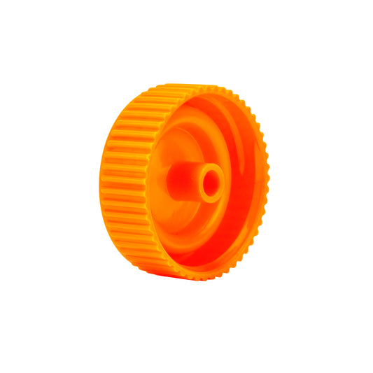 Caplugs® Evergreen 300-3532-E20 — HDPE Screw Cap, 20 mL Vial / 30 mL Tube, Orange, 1000/Bag