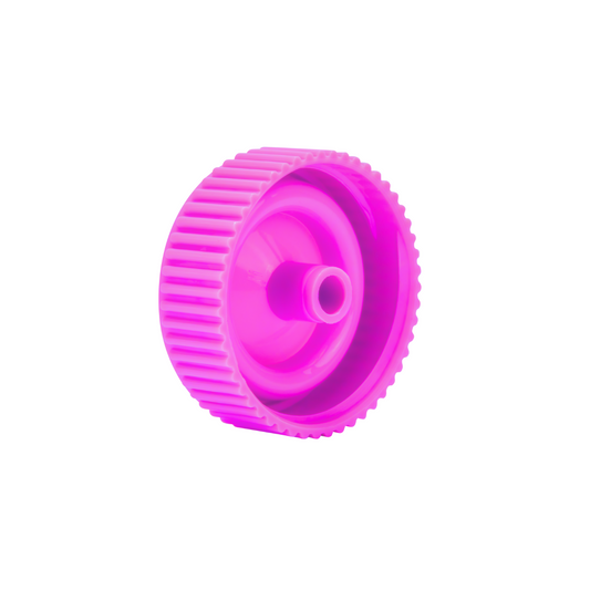 Caplugs® Evergreen 300-3532-K20 — HDPE Screw Cap, 20 mL Vial / 30 mL Tube, Fuchsia, 1000/Bag