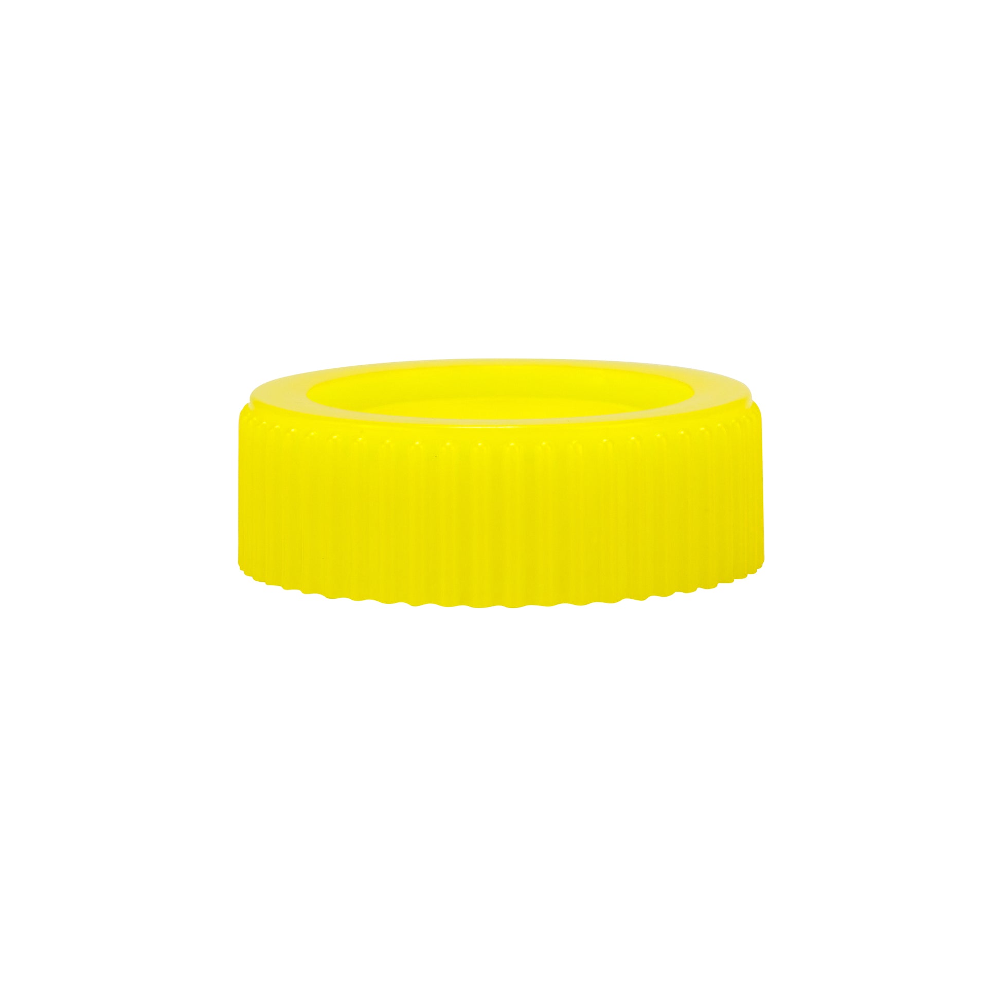 Caplugs® Evergreen 300-3531-Y20 — Slide-Fix™ PAP Jar Screw Caps, Non-Sterile, High-Density Polyethylene (HDPE), Ye