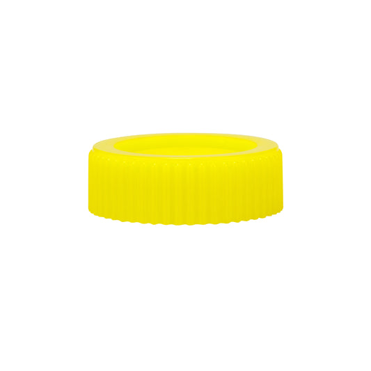 Caplugs® Evergreen 300-3531-Y20 — Slide-Fix™ PAP Jar Screw Caps, Non-Sterile, High-Density Polyethylene (HDPE), Ye