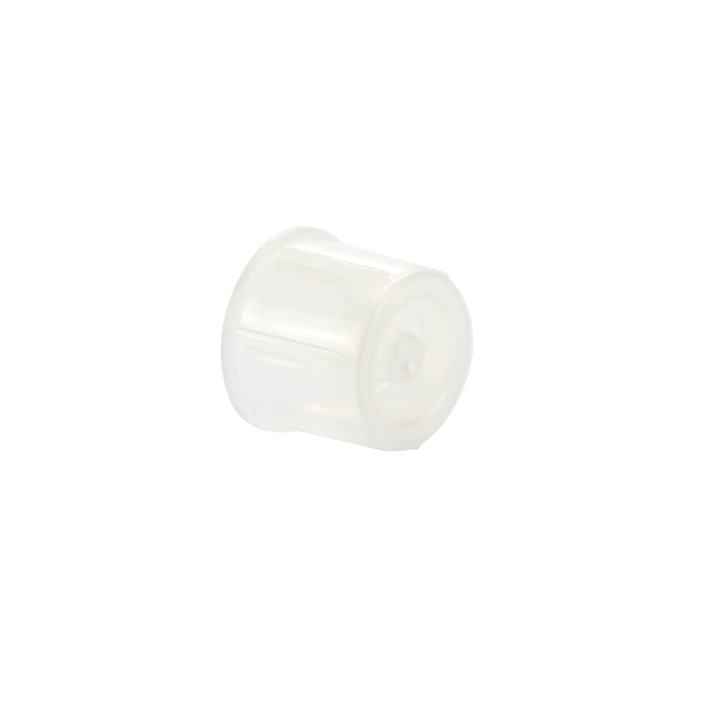Caplugs Evergreen 222-3817-02S Two-Position Snap Cap 17mm PS Tube Sterile LDPE Natural 1000/Bag MADE IN USA