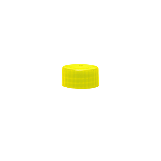 Caplugs® Evergreen 300-3910-FY20 — MST™ Flat Top Cryo Vial Cap, HDPE, Yellow, 200/Bag