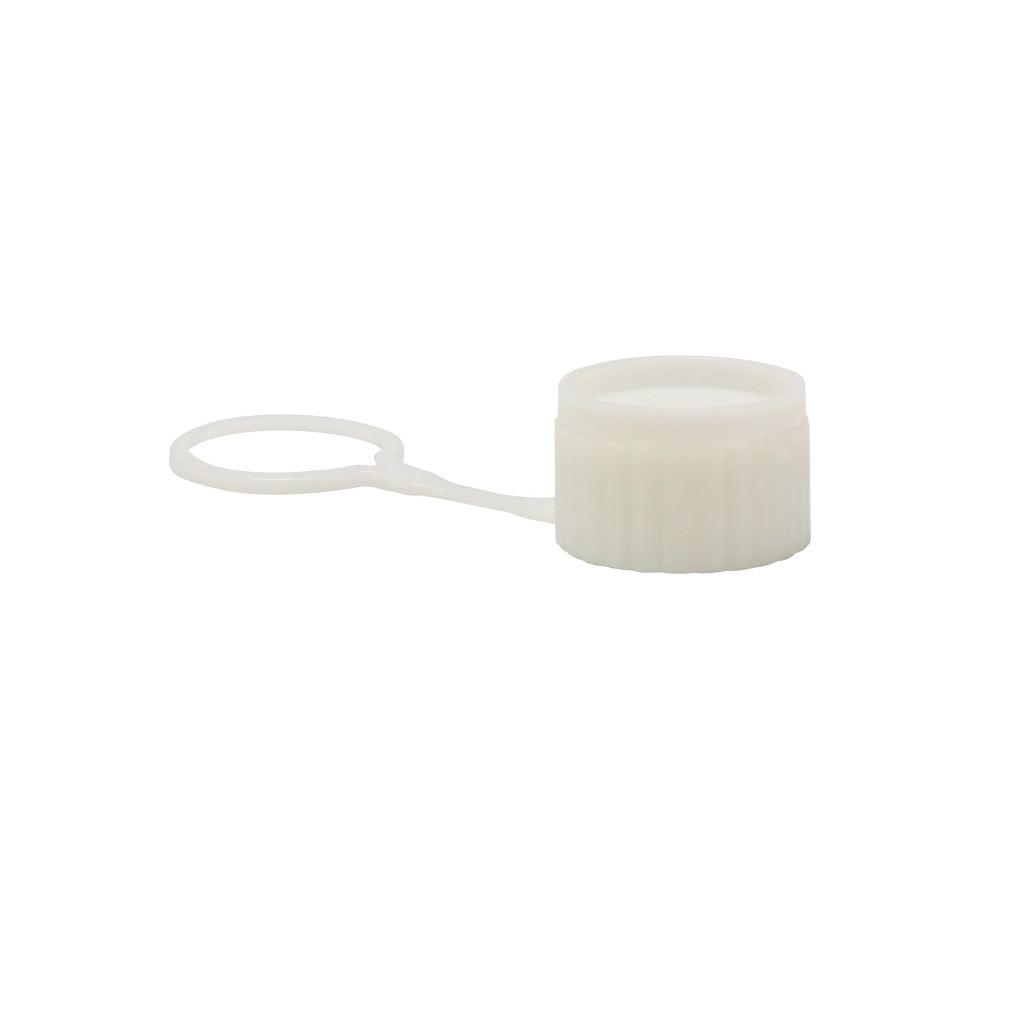 Caplugs® Evergreen 300-3918-TW20 — MST™ Tethered Recessed Cryo Vial Cap, White, 200/Bag