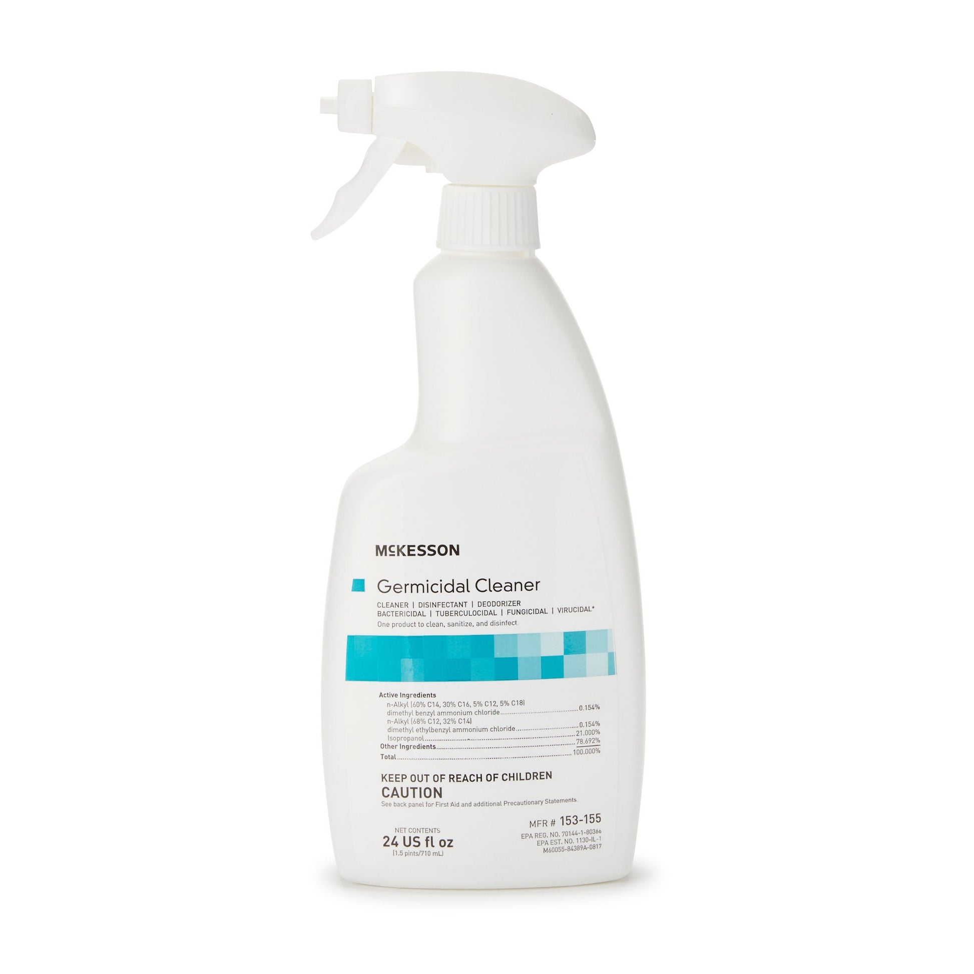 McKesson Germicidal Surface Disinfectant Cleaner, spray bottle