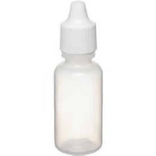 Bottle LDPE Dropper White