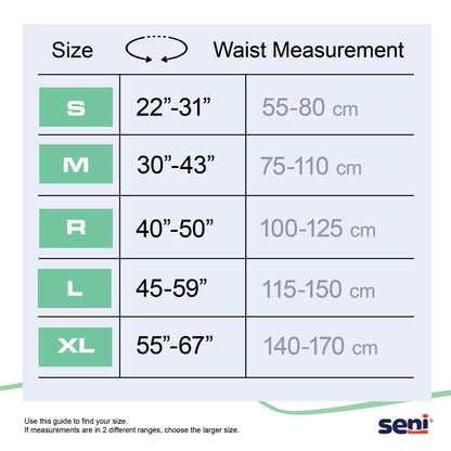 Seni® Super Plus Overnight Heavy Absorbency Incontinence Brief