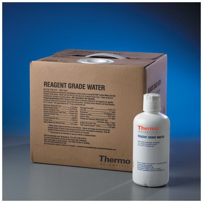 Thermo Scientific NERL Chemistry Reagent Water Reagent Grade 100% 20 Liter