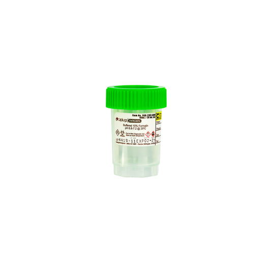 20 mL Specimen Containers, PPC, Natural — 308-1103-G8K, Caplugs® Evergreen