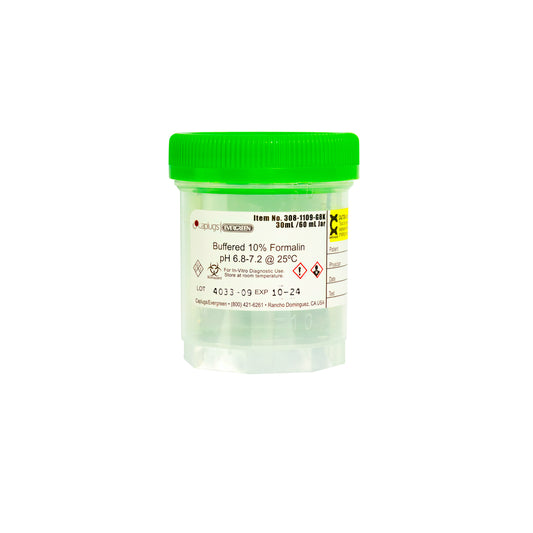 60 mL Specimen Containers, PPC, Natural — 308-1109-G8K, Caplugs® Evergreen