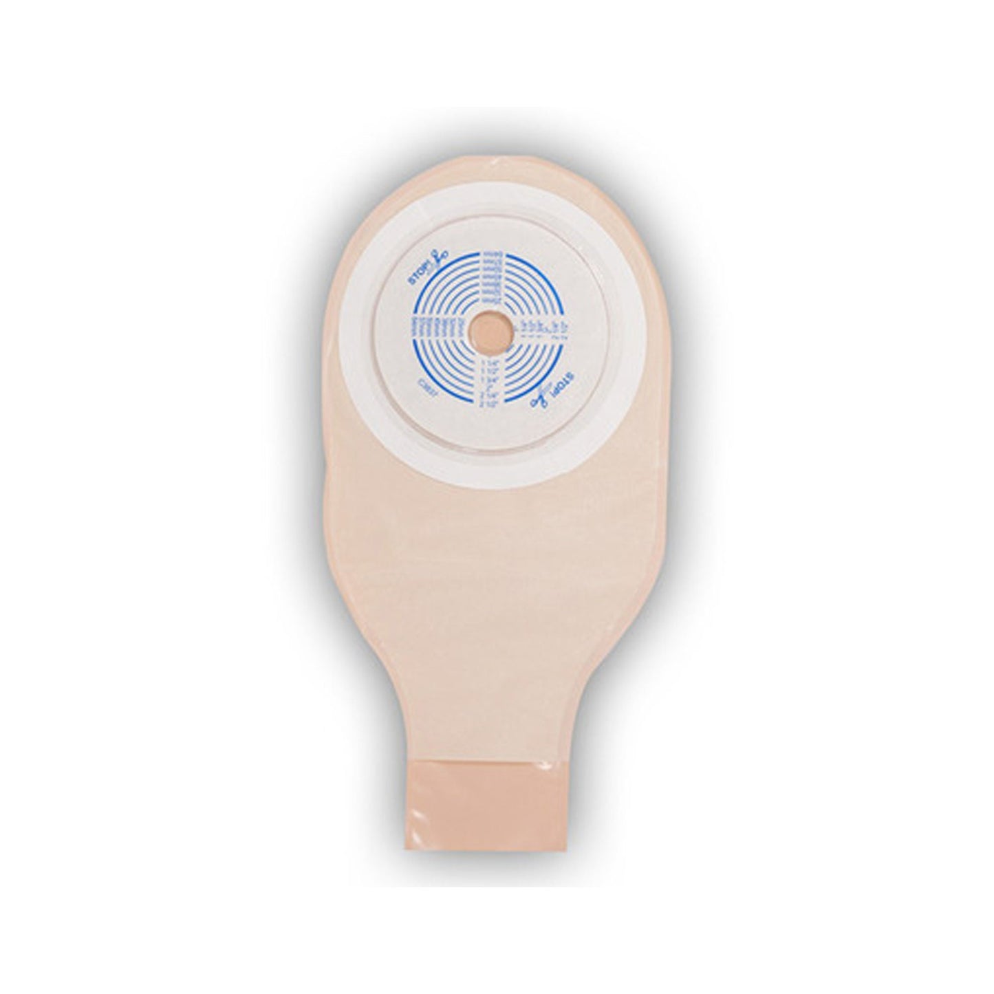 ActiveLife® One-Piece Opaque Colostomy Pouch, Pre-cut to Fit Stomas