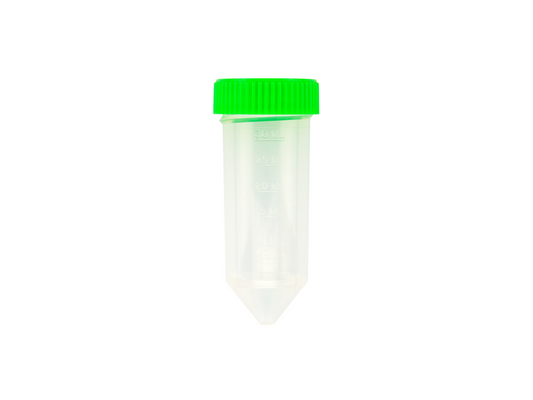 Caplugs Evergreen 222-3927-G8D 30 mL Conical Centrifuge Tube Green Cap Sterile PPC 20/Tray Assembled MADE IN USA