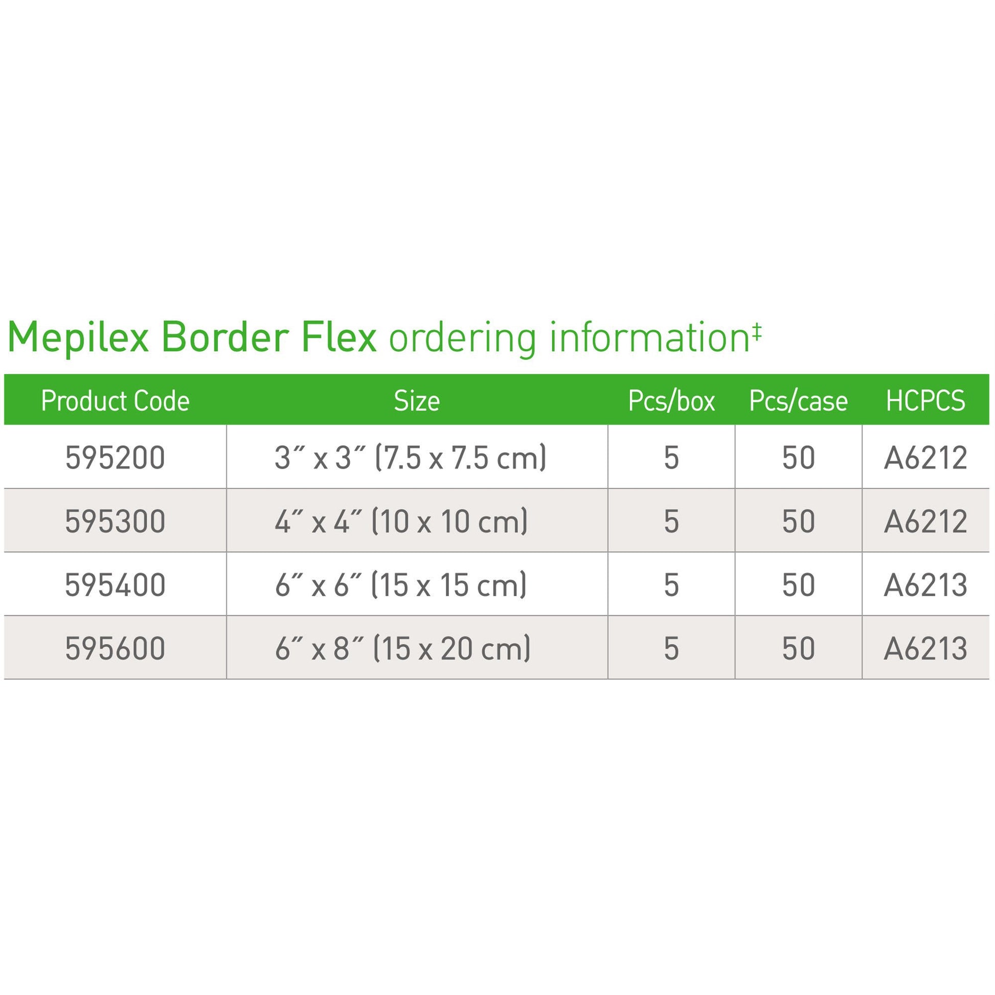 Mepilex® Border Flex Adhesive with Border Foam Dressing