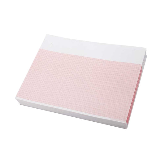 Hewlett Packard Recording Chart Paper Z-Fold Red Grid