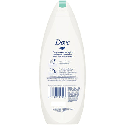 Dove® Sensitive Skin Body Wash, Unscented, Bottle