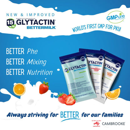 Glytactin BetterMilk Oral Supplement Original Flavor Powder Individual Packet