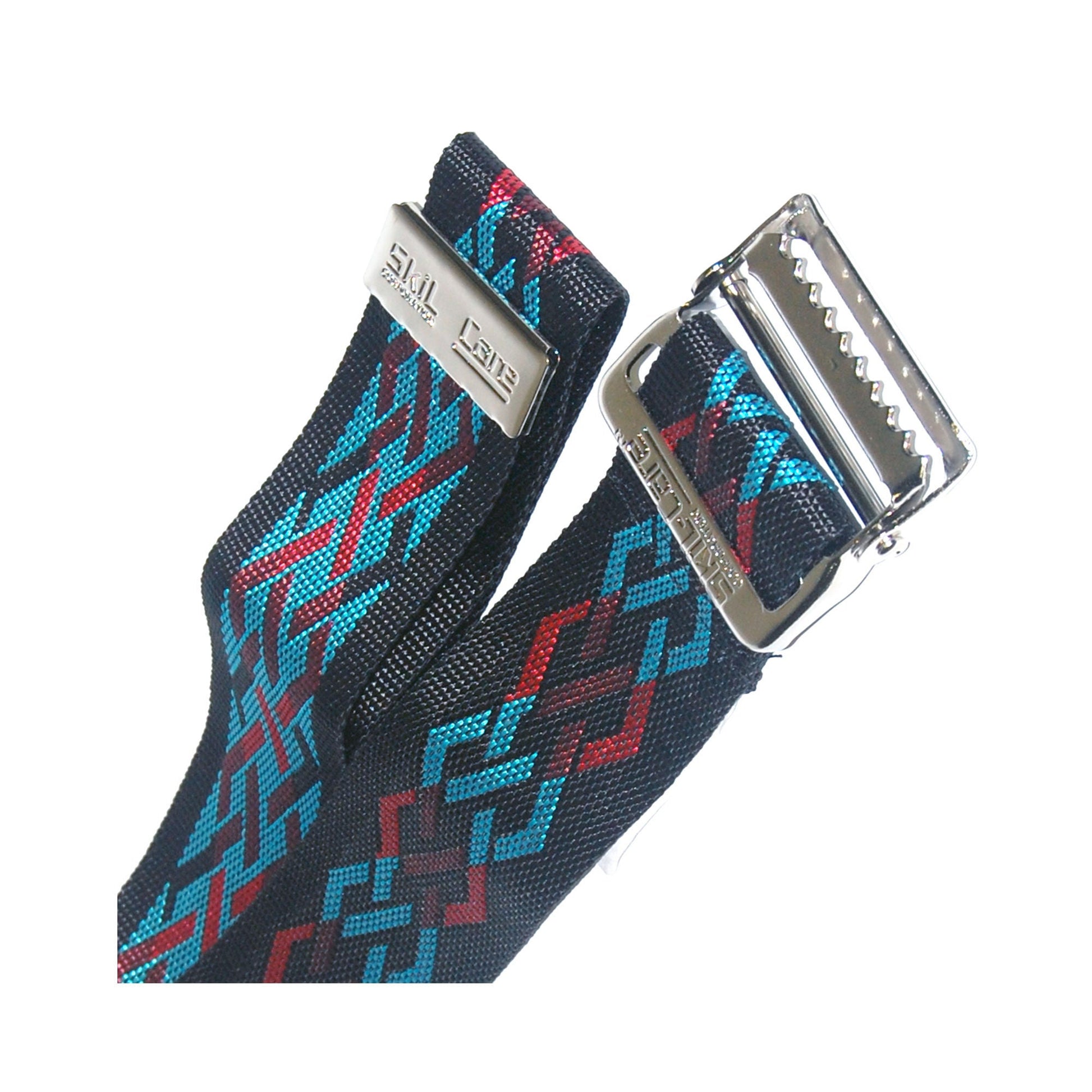 SkiL-Care™ Nylon Gait Belt with Metal Buckle, Geo-Pattern A